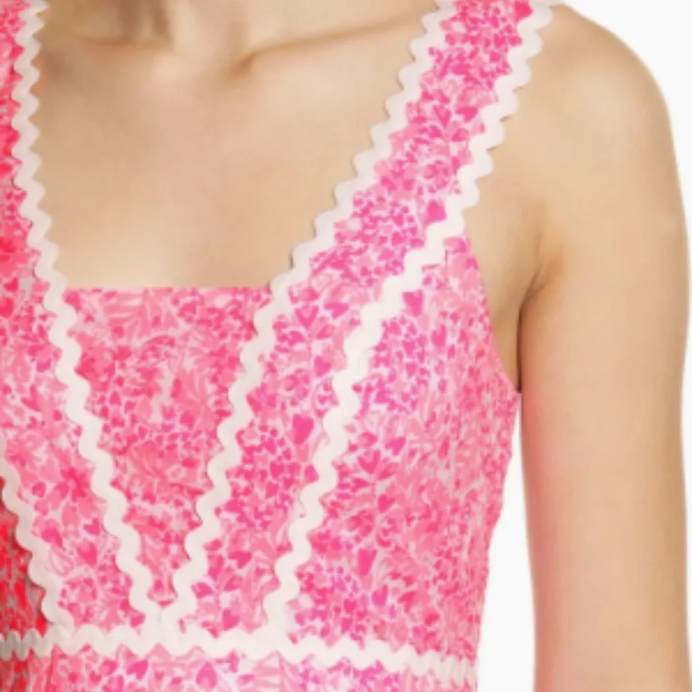 Lilly Pulitzer Pink Shandy Invest A Gator Midi Dress - Picture 3 of 7